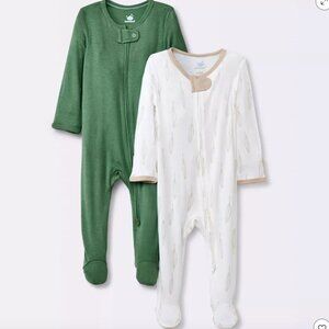 Cloud Island Newborn 2 pack Modal Sleep N' Play Footies/Onesie